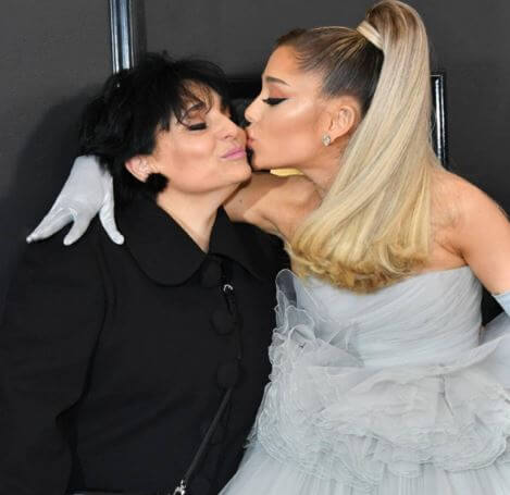 Joan Grande with her daughter, Ariana Grande